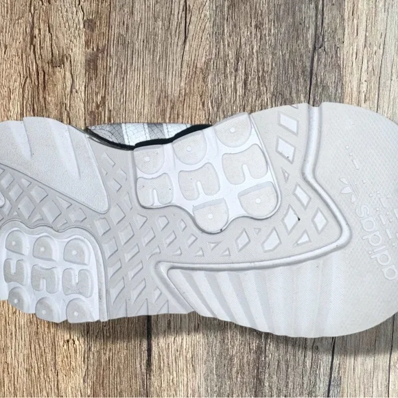 adidas nite jogger sneakers in gray - size 8 - Picture 7 of 13